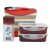 Bộ túi hộp cơm W/Stripe pattern Bag Màu đỏ Lock&Lock – HPL758S3SR